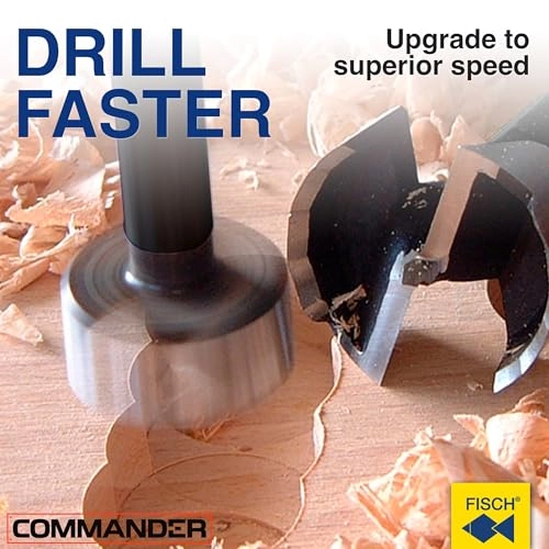 Black Shark Forstner Drill Bit - forged high-speed steel