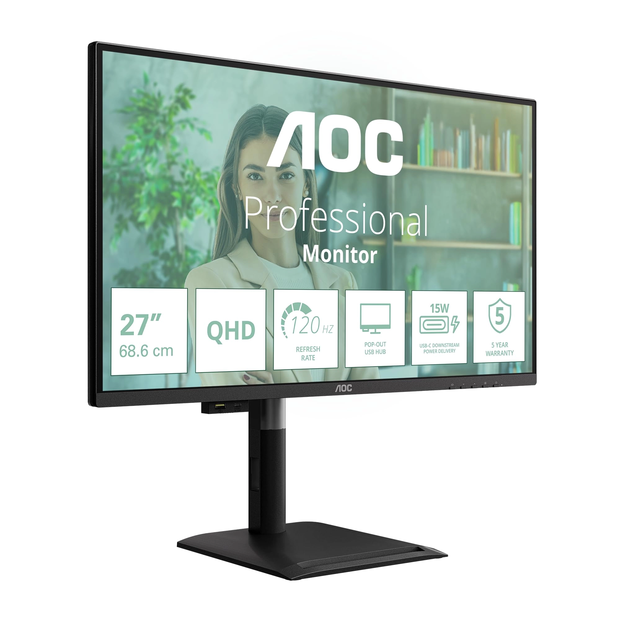 AOC Q27P4U - 27 Inches 2560x1440