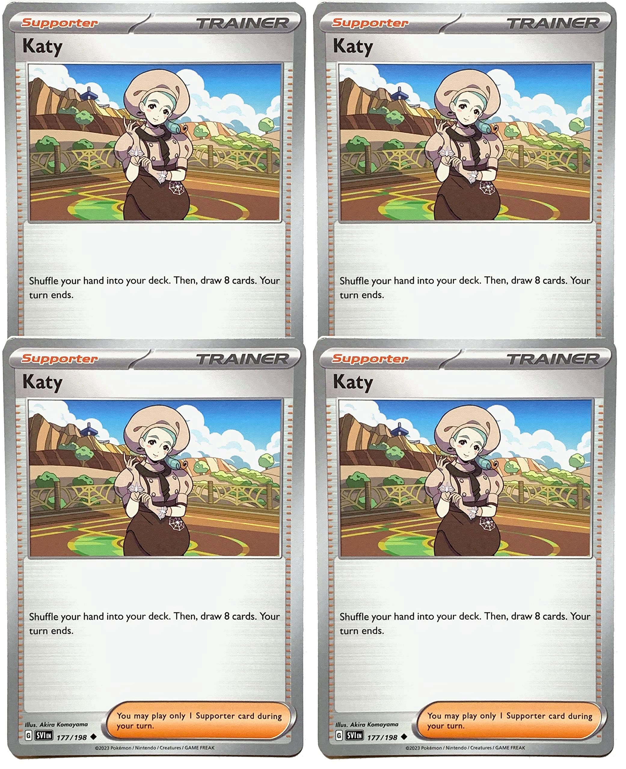 Pokémon Katy 177/198 - Scarlet & Violet - 4pcs