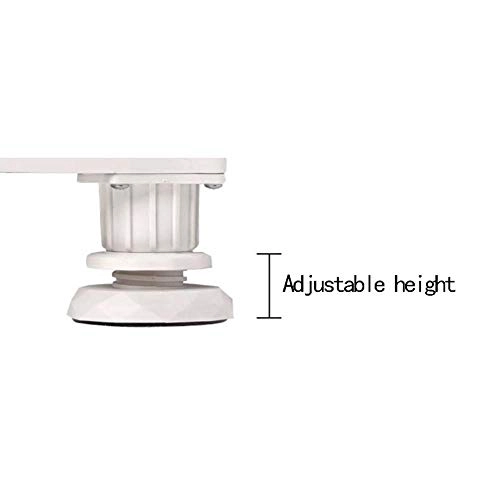 Adjustable removable washing machine base bracket