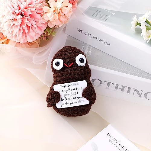 Mini Funny Knitted Potato - 7.5cm