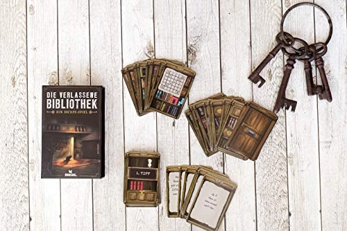 Die Abandene Bibliothek - Escape Game in the Box 90 playing cards (German)