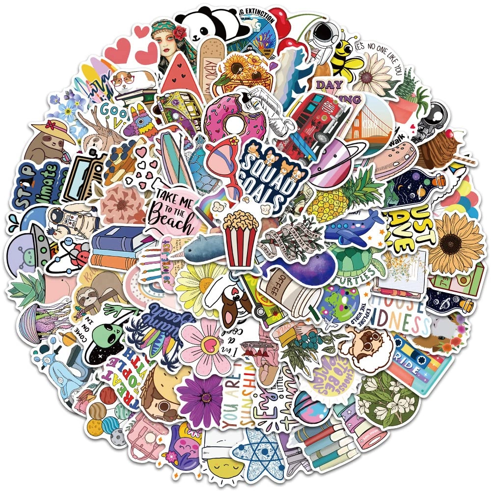 Cute Stickers - 100Pcs