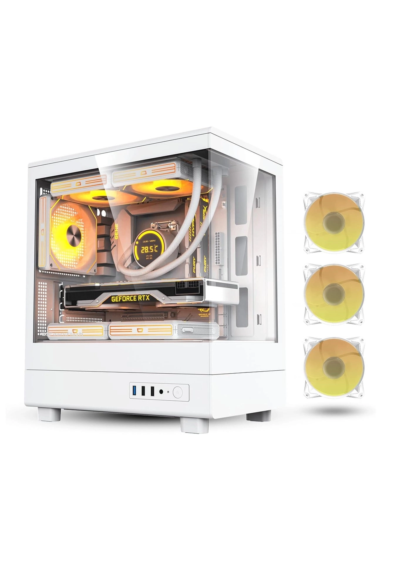 DB330M - Tempered Glass Side Panel Mid Tower