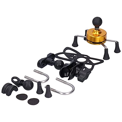 Universal X Shape Phone Mount for Autocycle - Spring Loaded Ball Socket