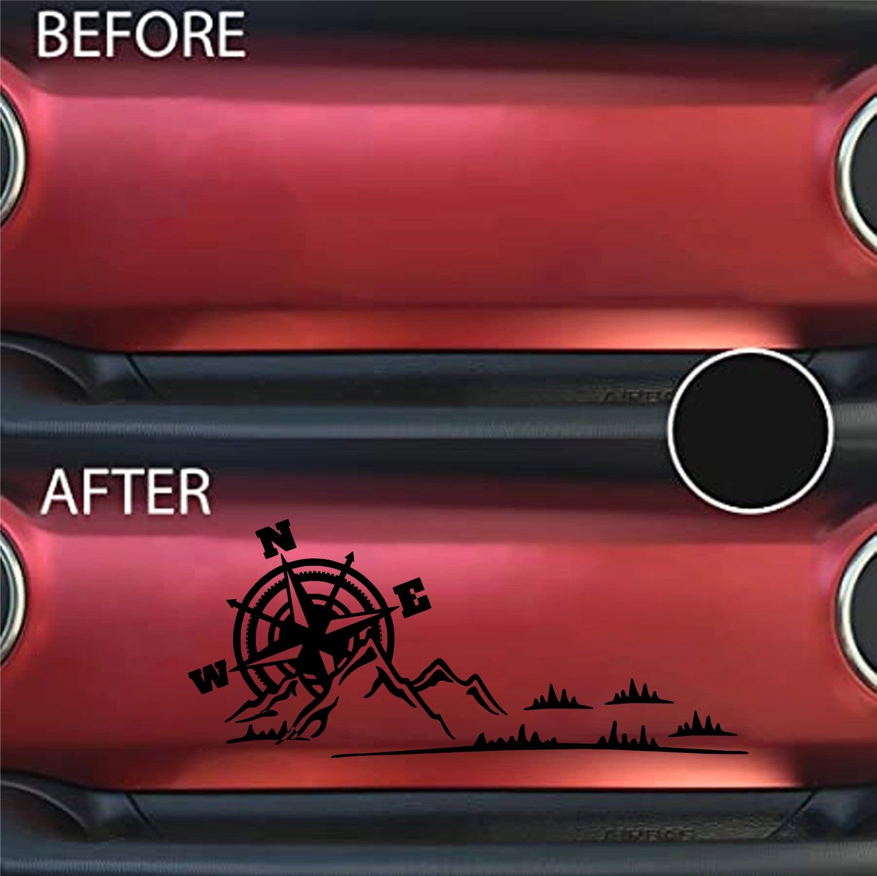 Car Dashboard Stickers