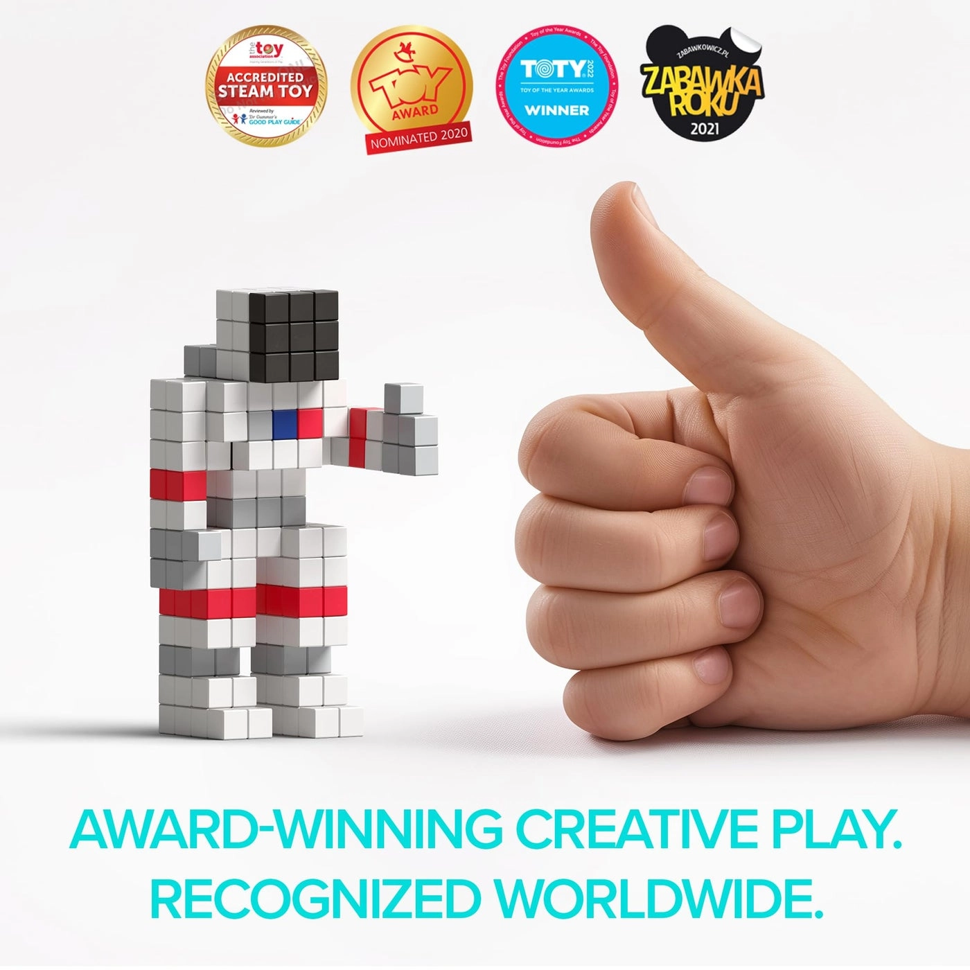 Tiny Magnetic Blocks - 100 pcs