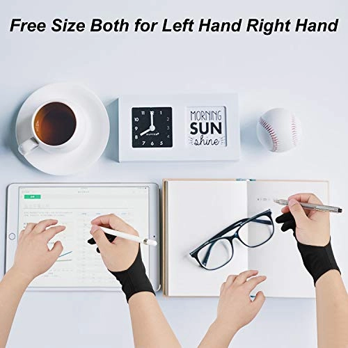 Artist Drawing Glove - Two Finger 4 Pack Free Size