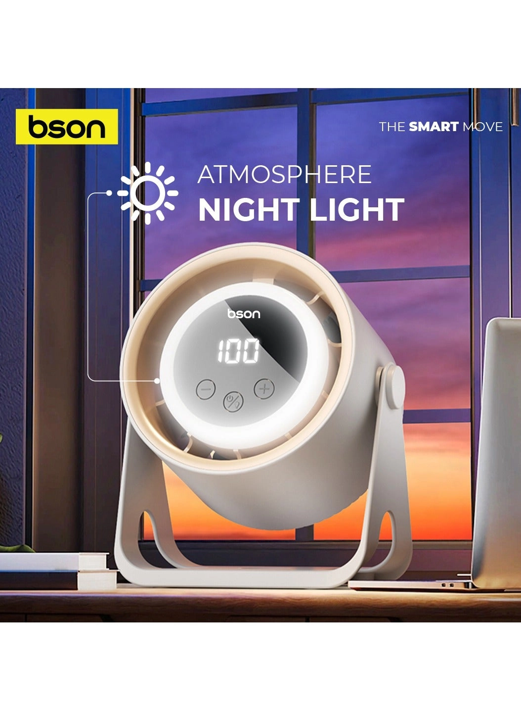 Halo Breeze - Wall Mounted Hanging Desktop