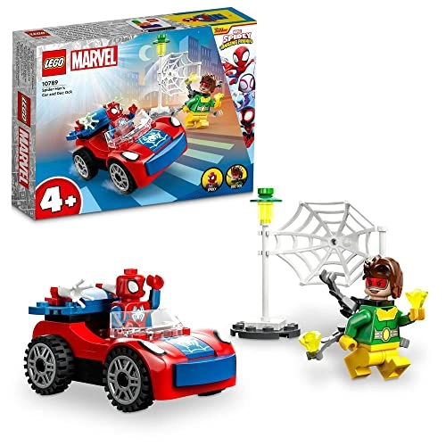 Marvel Spider-Man's Car and Doc Ock Set - Glow in the Dark 4+ Years