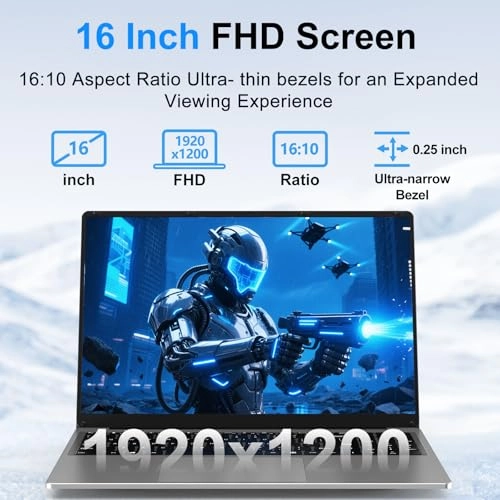 NY NY NY-08 - 16'' Celeron N 16GB DDR4 1TB SSD