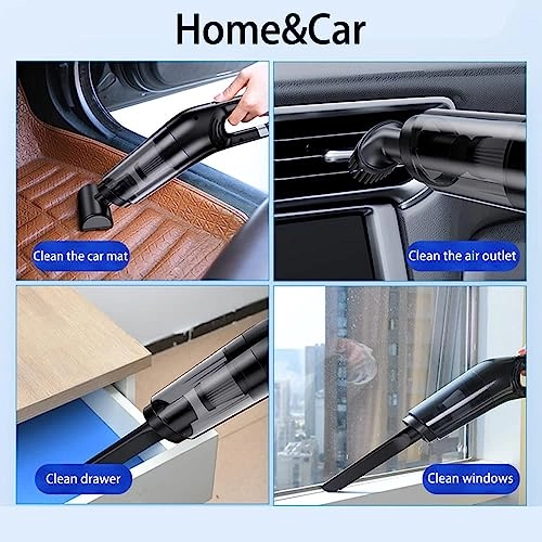 Car Vacuum Cleaner - 10000Pa Cordless 30 minutes