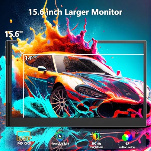 Triple Laptop Screen Extender - S3 15.6 Inches 1920x1080