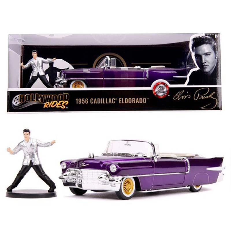 1956 Cadillac Eldorado - Purple with Elvis Figure