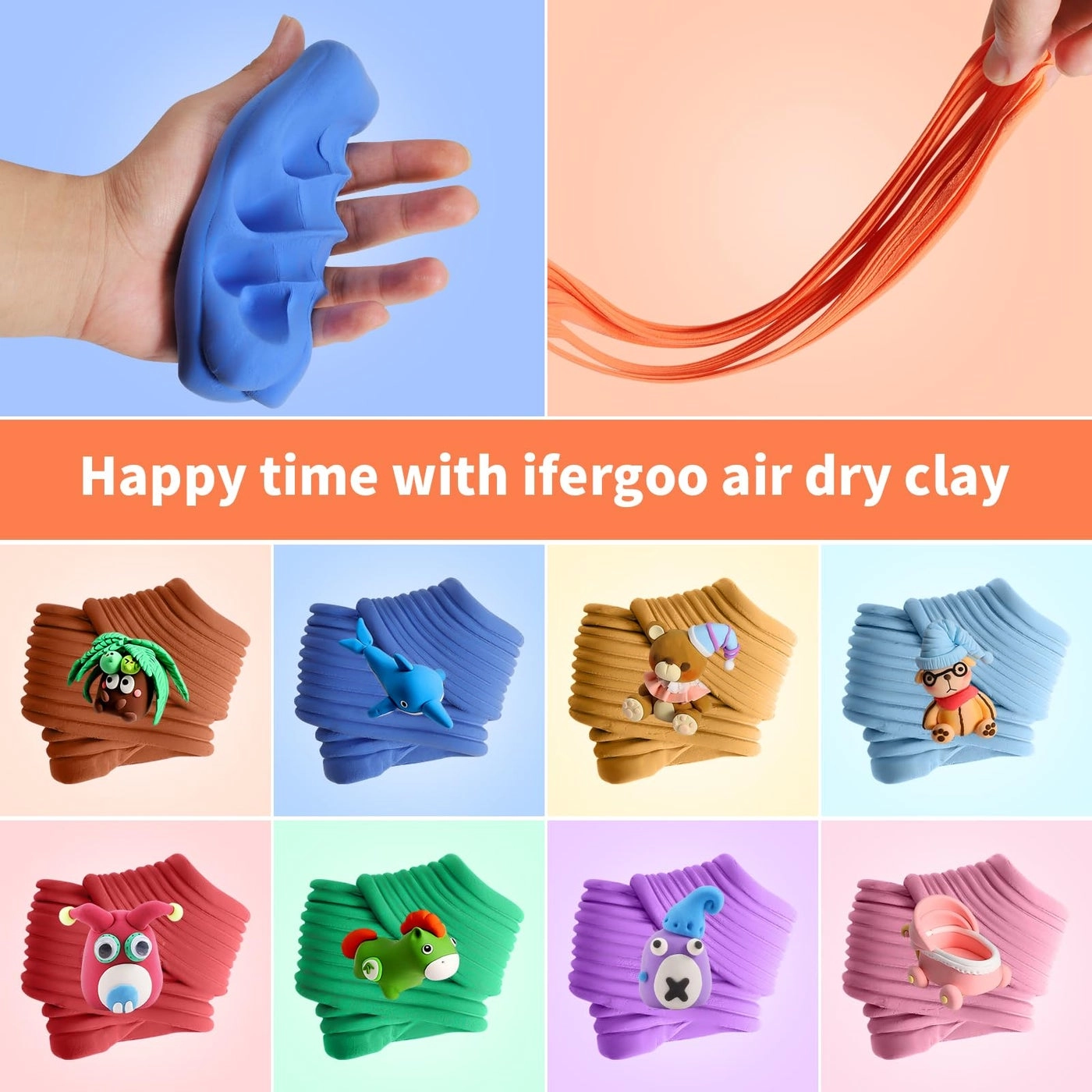 Modeling Clay Kit - 36 colors Air Dry