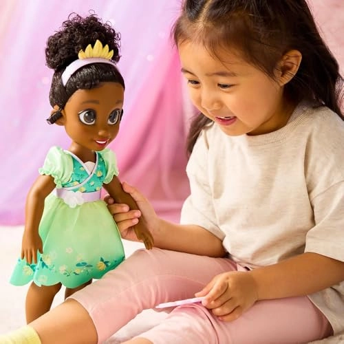 Tiana Once Upon a Story Doll - 16 Inch Reflective Eyes Ages 3+