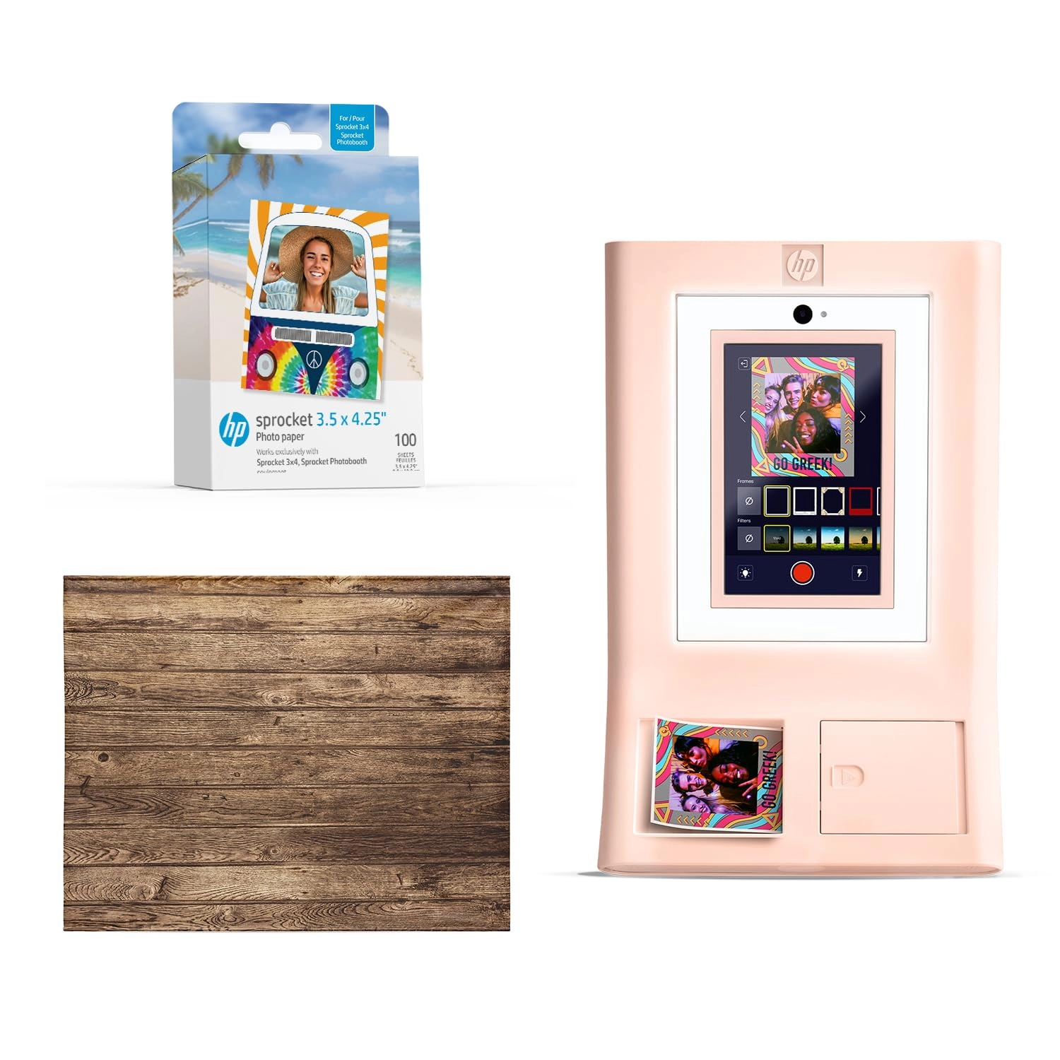 Sprocket Photobooth - 3x4" Sticky-backed 10.1" LCD