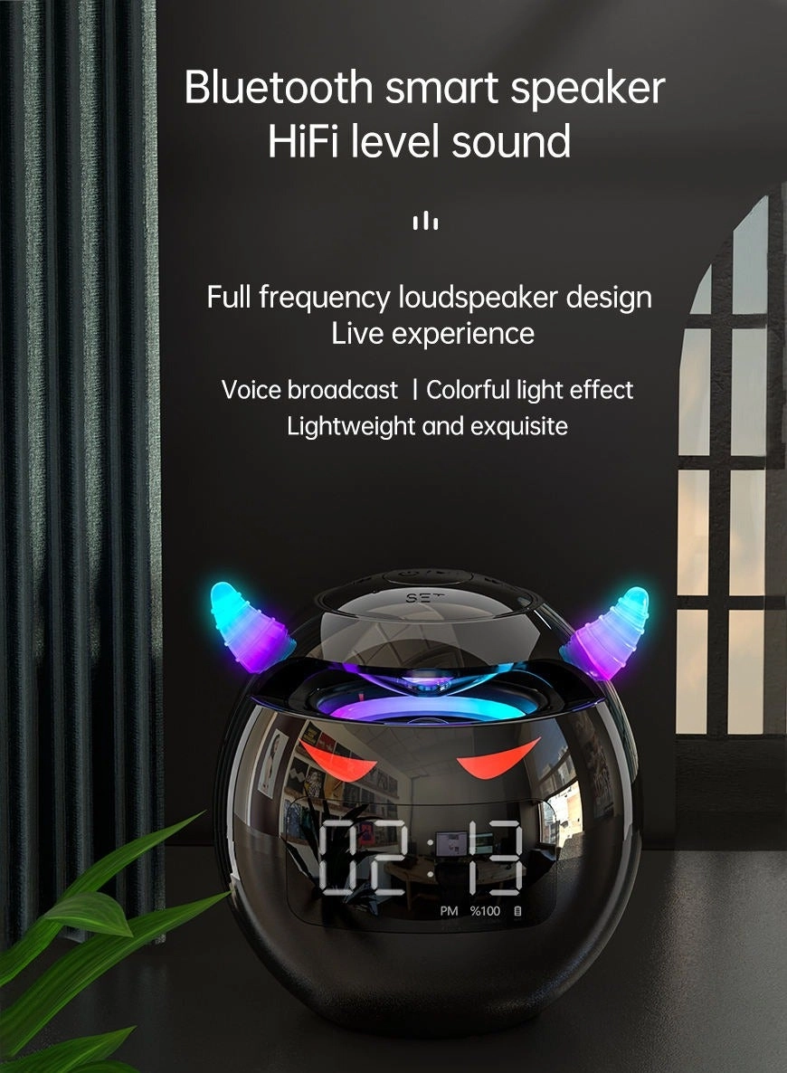 Bluetooth speaker clock