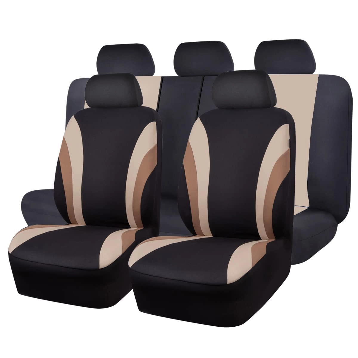 LJ Line Rider - 11PCS Universal Fit Black and Beige