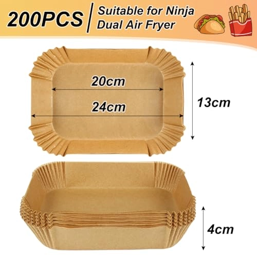 Air Fryer Liners - Paper 200pcs