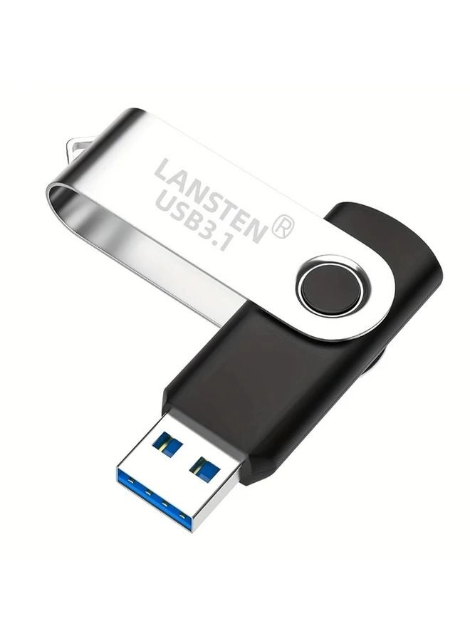 LANSTEN 3 In 1 Flash Drive - USB 3.0 Type C Micro USB USB A 128GB