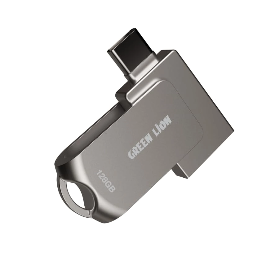 GREEN LION GN2N1FL128SL - USB 3.0 Type-C & USB-A 128GB