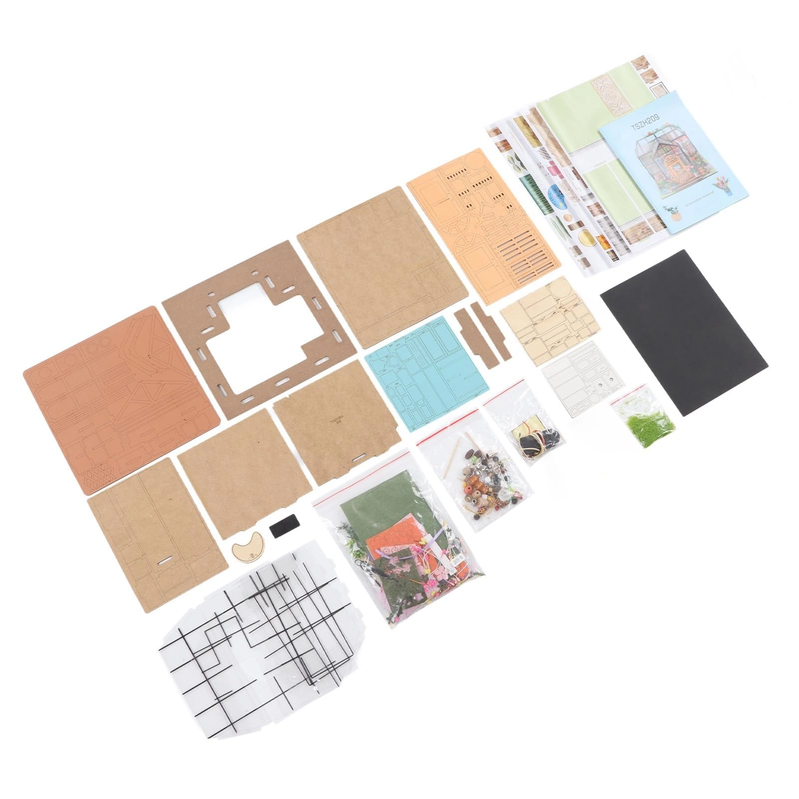 Cryfokt DIY Miniature Dollhouse Kit - 1:24