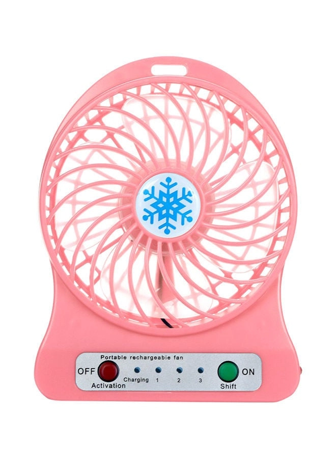 Portable Desk Led Fan - Blue