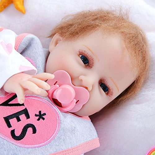 Rebirth Baby Doll - 22 Inch Weighted Yellow Short Hair Ages 3+