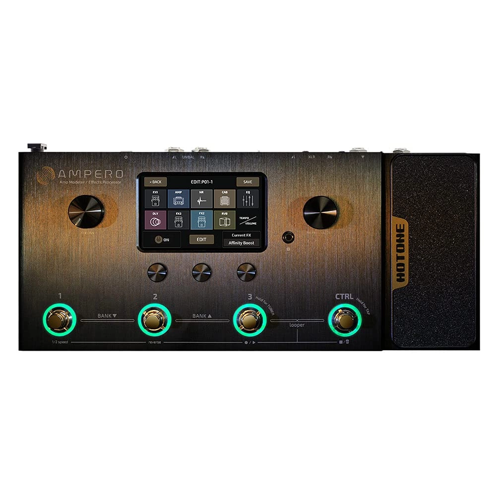 Hotone Ampero MP100 - Guitar Bass MultiEffects USB Audio Interface