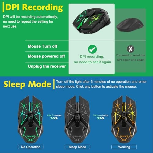 WG10 Gaming Mouse - Wireless