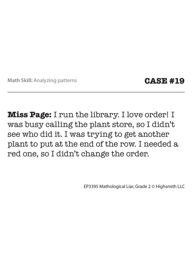 Mathological Liar Game - Grade 2