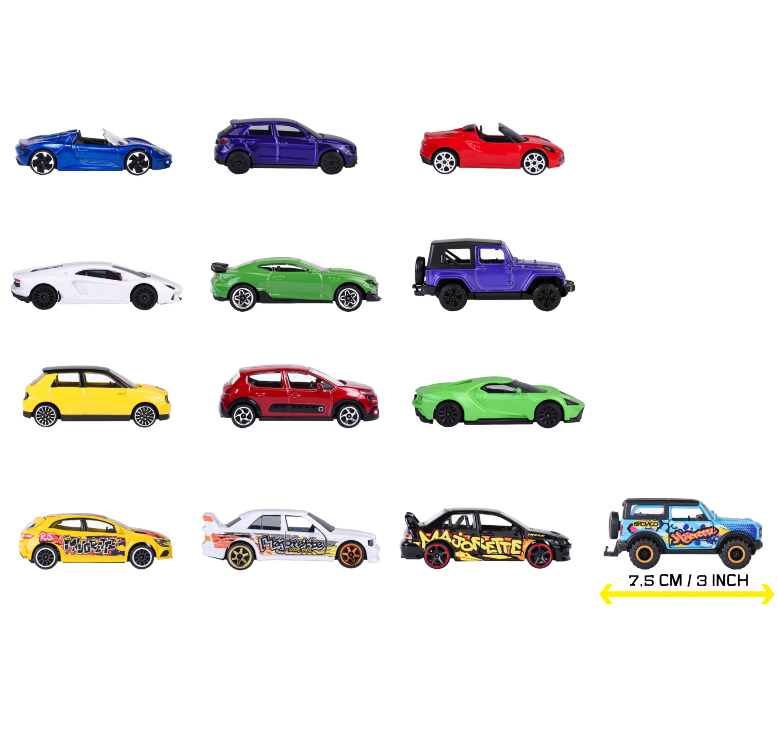Graffiti 9+4 Gift Pack Model Cars - 13 pcs