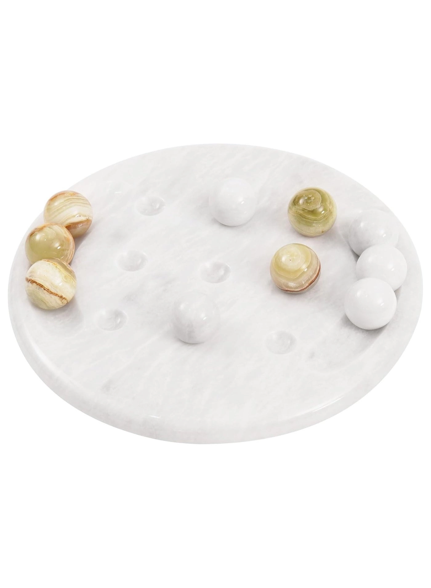 tic_tac_toe - Marble Handmade Red and Coral