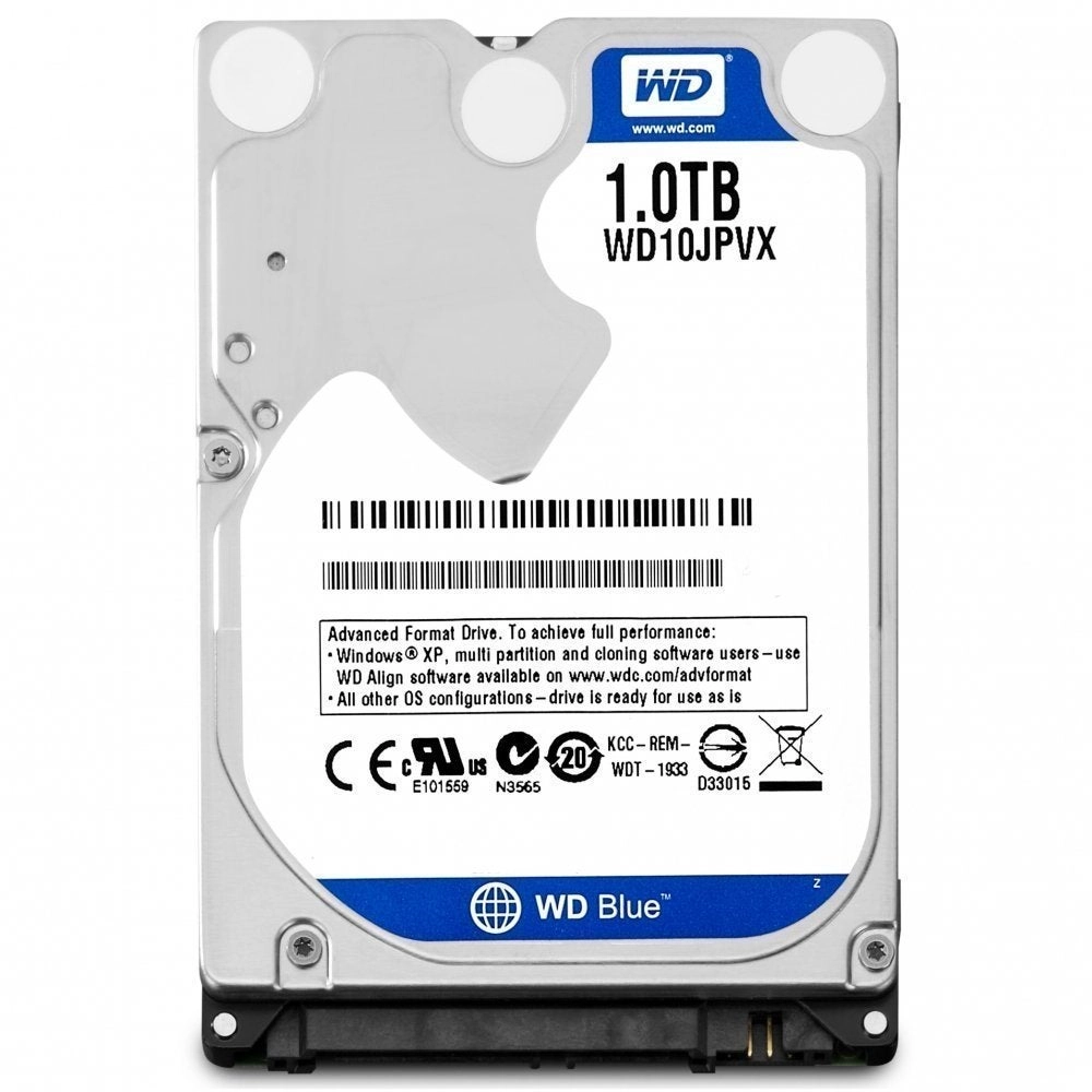 WD Blue 2.5" 5400rpm SATA 6Gb/s (FBA_640947000109) - 1TB