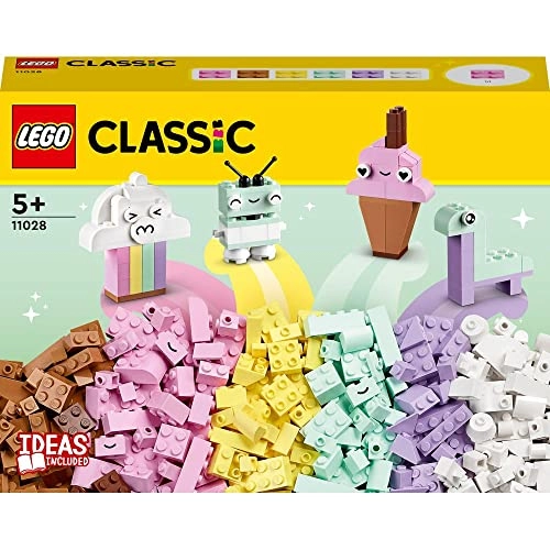 Classic Creative Pastel Fun Bricks Box - Multicolor
