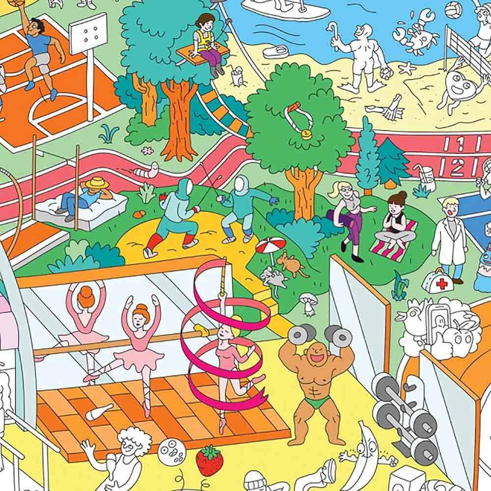 Large Poster - recycled paper 26.5 x 24.5 x 0.8 cm