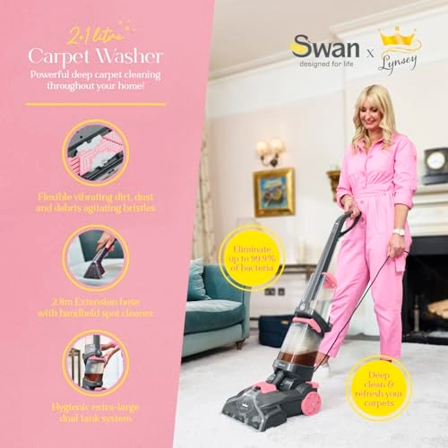 SC17321QOC - Carpet Washer 2.1L Pink