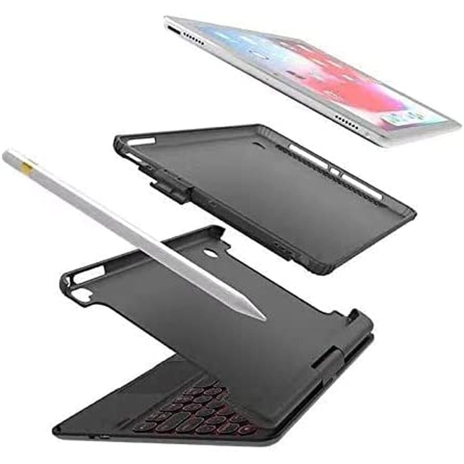 Smart Wireless Keyboard Case with Touchpad for iPad 10.2-inch/10.5-inch