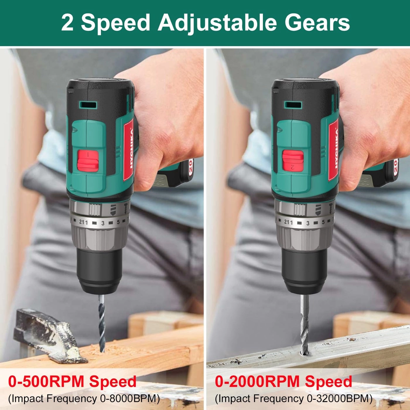 Cordless Drill - 2.0 AH 20V Max