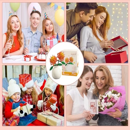 daisy building block flowers - 1 pcs