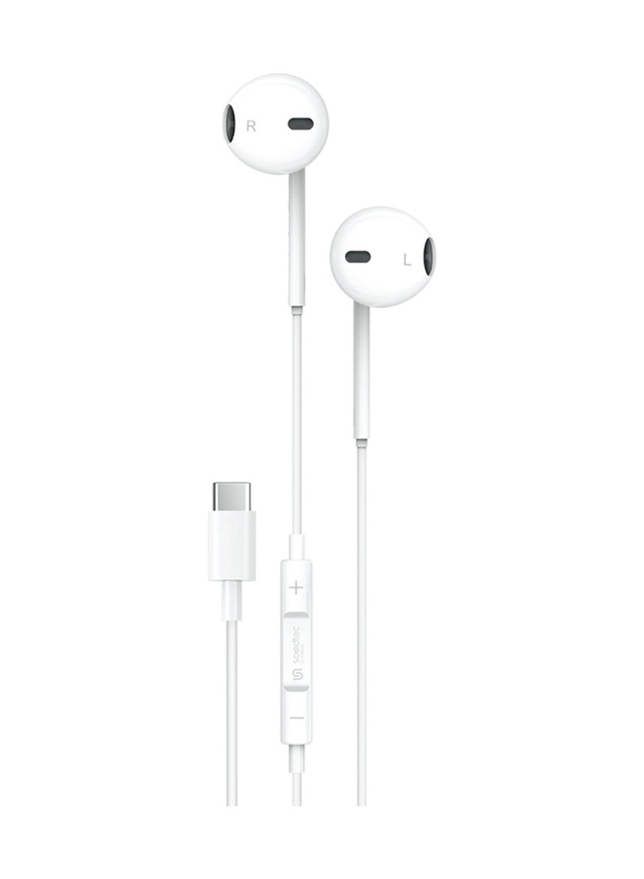 Porodo Soundtec PD-STCEP-WH Wired Earbud