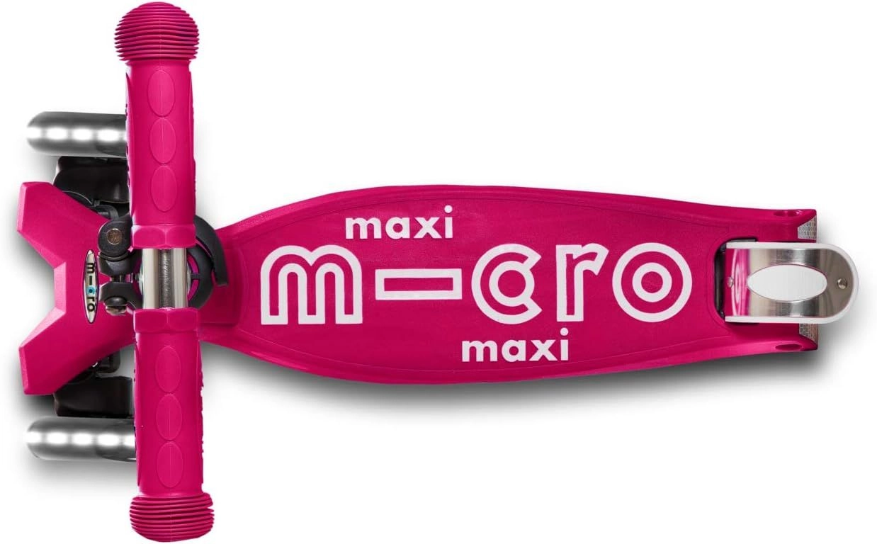 Maxi Deluxe 3-Wheel Kick Scooter – 120/80 mm LED