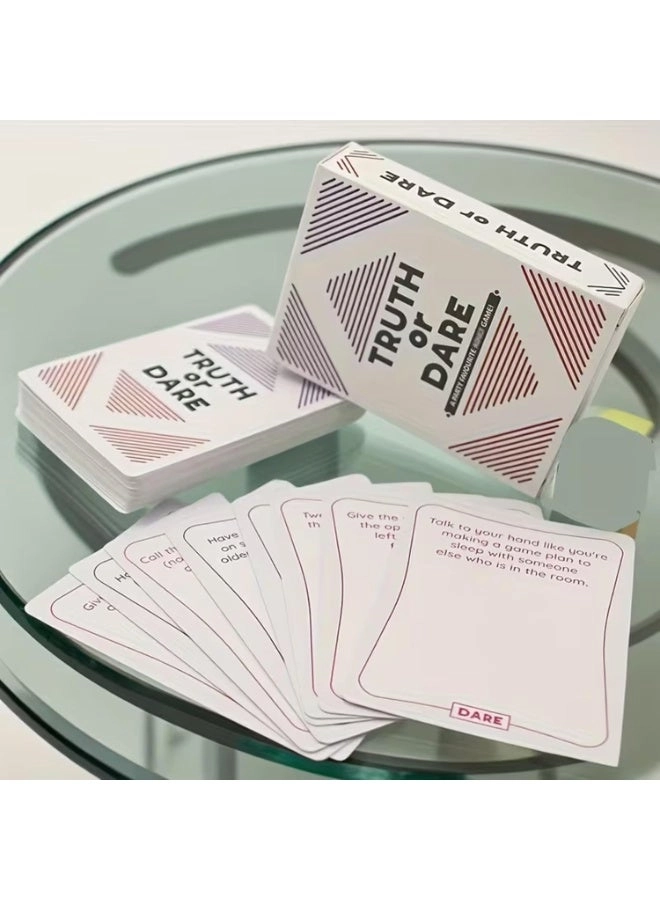 Truth or Dare - Card Game 50 Cards Spiral Bound