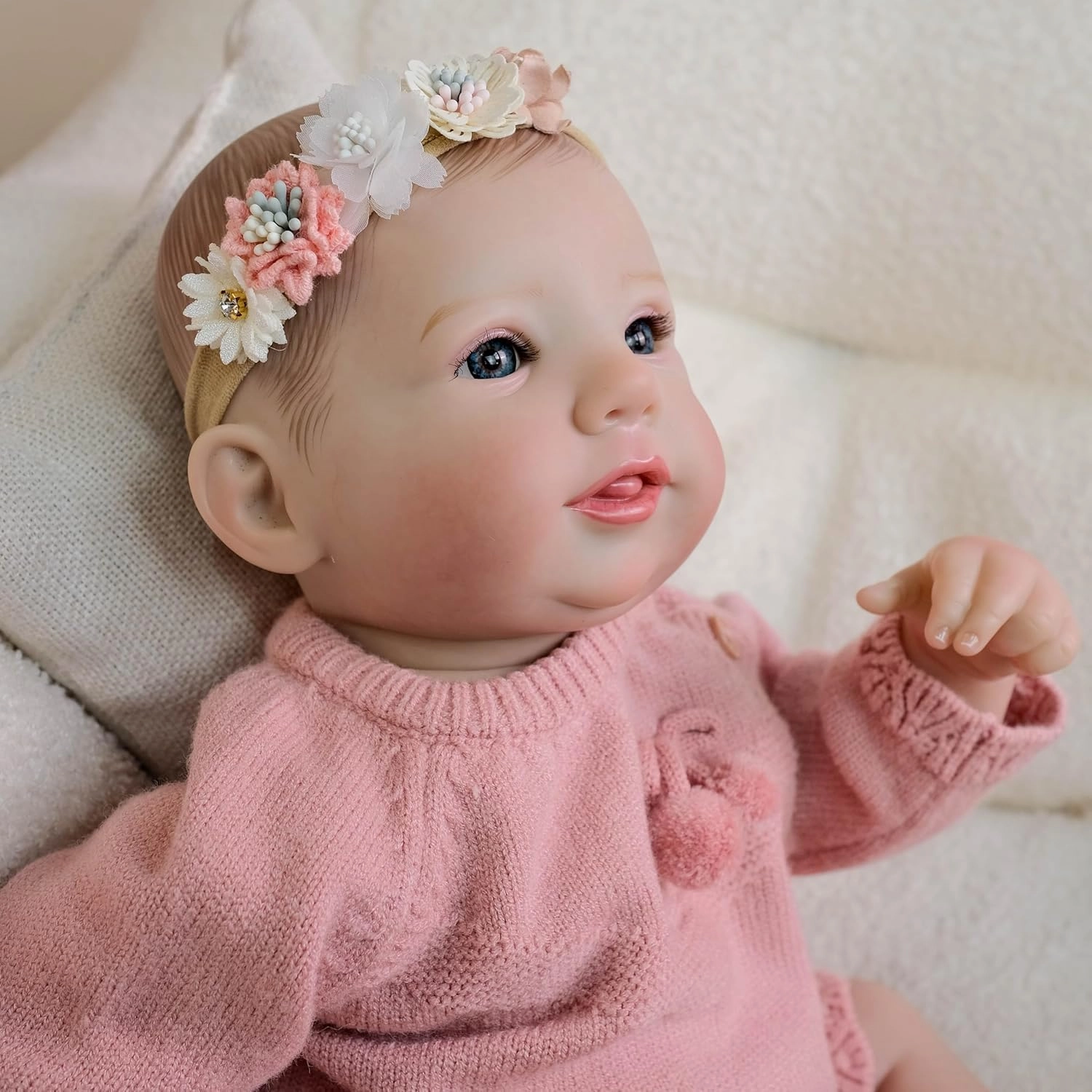 Reborn Baby Doll - 19 inch Vinyl Girl Ages 3+