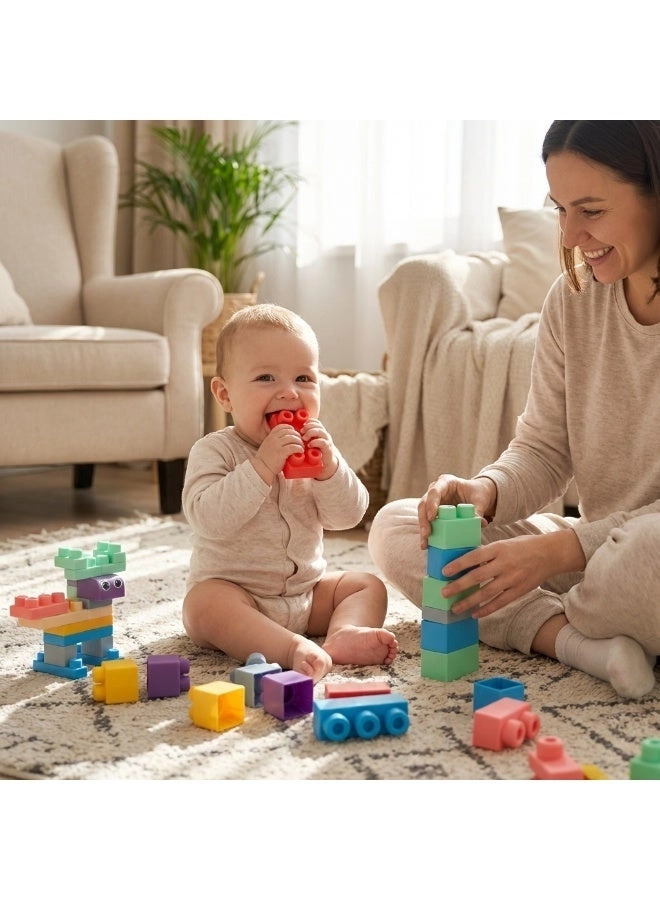 Soft Building Block Sets - 50 pcs