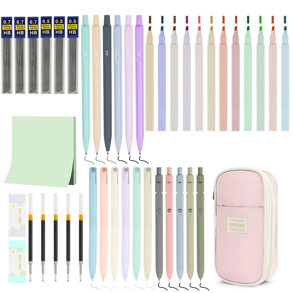 Vicloon 44 PCS Aesthetic School Supplies