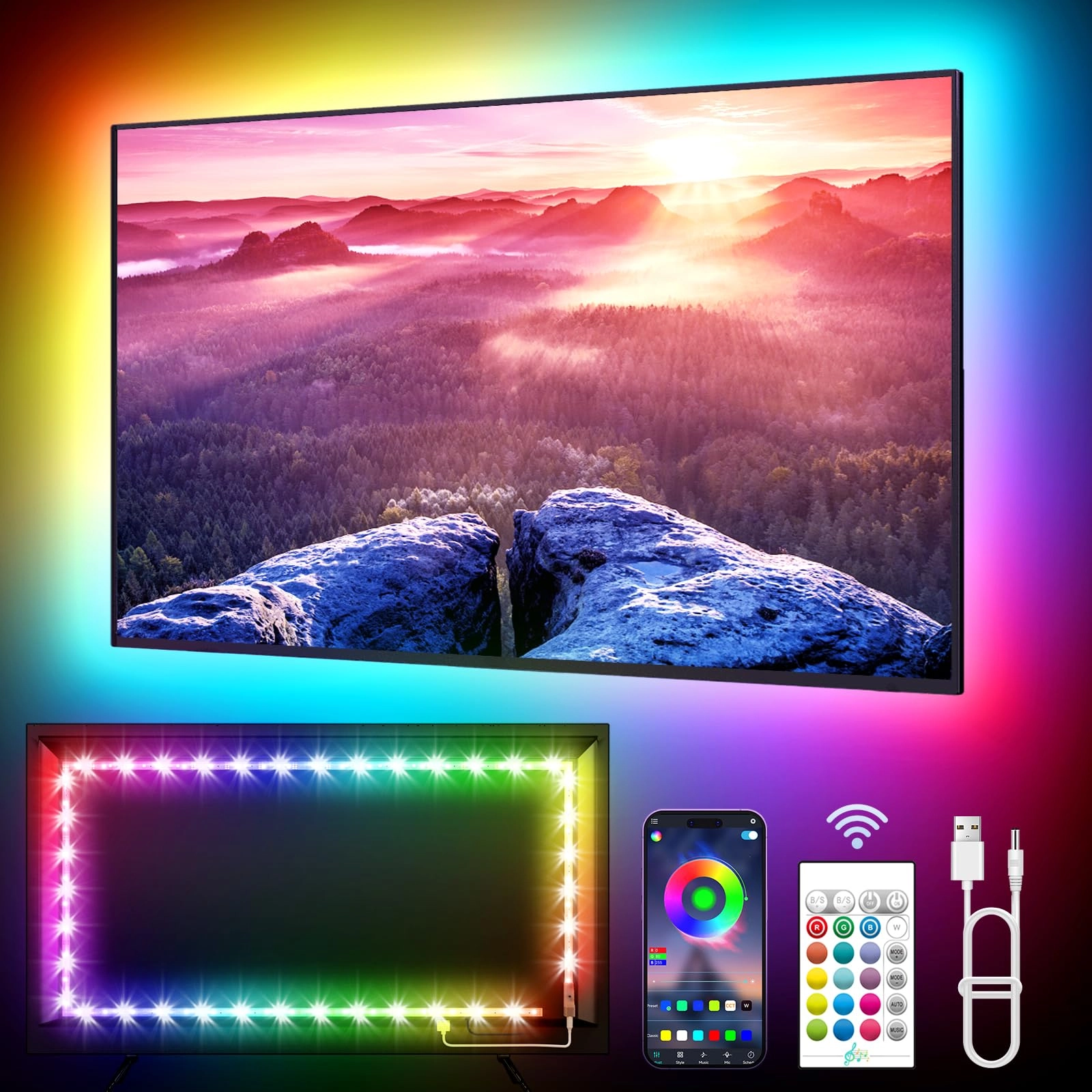 TV LED Lights - 3m