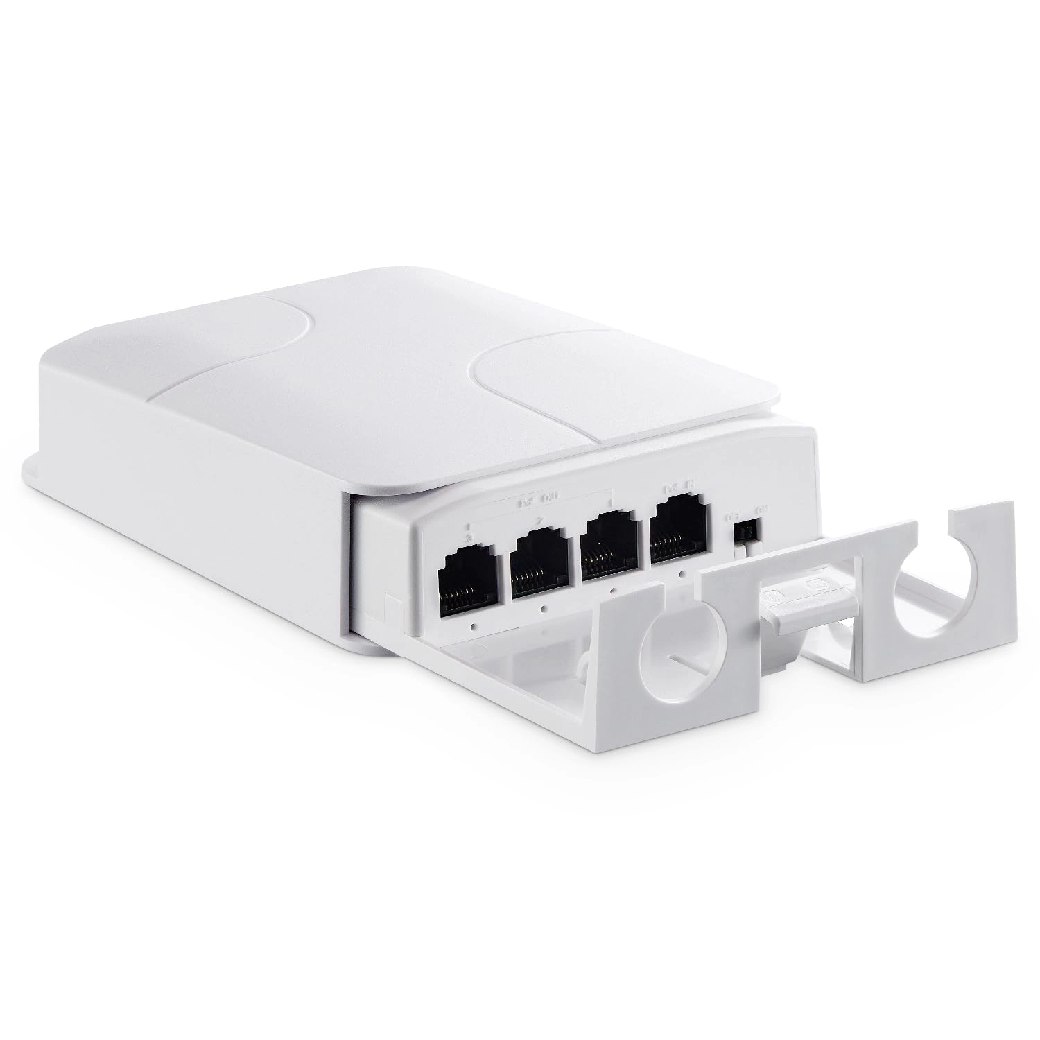 PoE Extender - 4 ports 24W 44-57V IEEE802.3af/at 10/100Mbps
