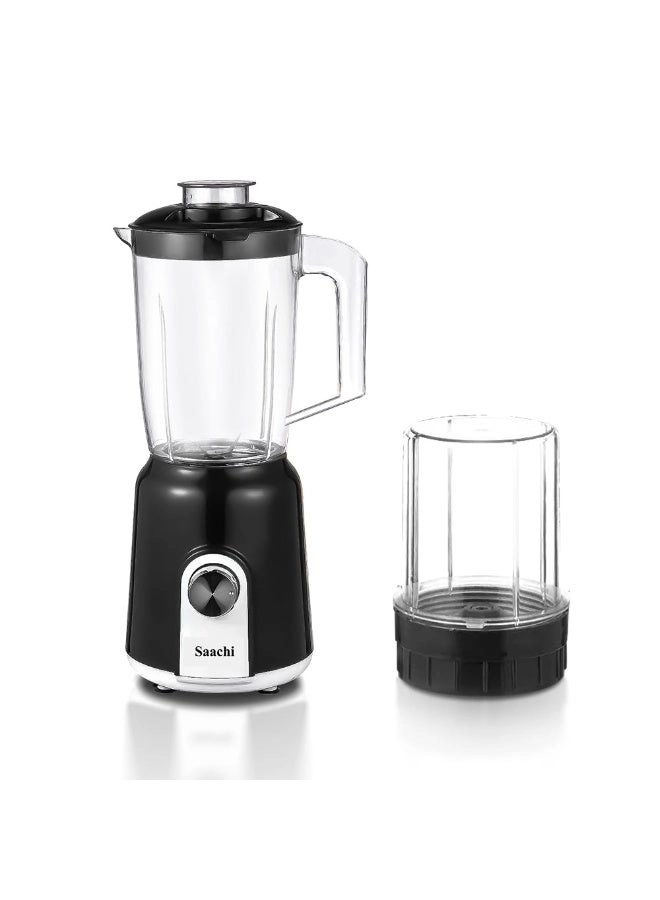 Saachi 2 in 1 Blender/Grinder - Quiet operation Stainless steel blades Two-speed with pulse